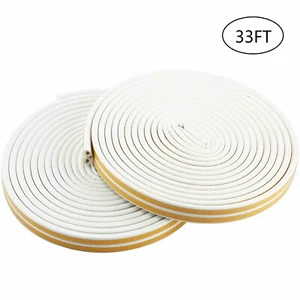Weather Stripping Door Seal Self Adhesive Foam Weatherproof Door Draft Stopp33ft - Picture 1 of 9
