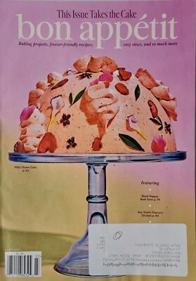 Bon Appetit Magazine 2023 March Winter Comforts Issue Food Cooking Dome Cakes - Image 1 of 2