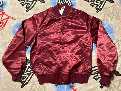Westark BLANK Satin Jacket Maroon XL Men's NOS - Image 1 of 4