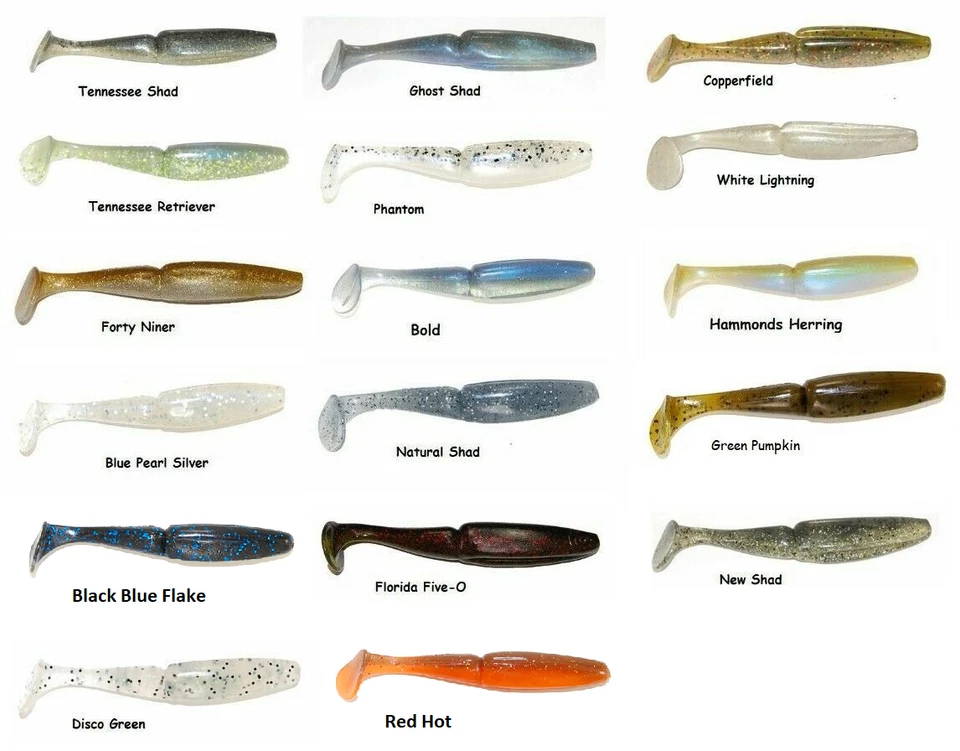 Gambler 3 3/4" Little EZ Swimbait - Choice of Colors - Image 1 of 1