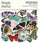 Simple Vintage Essentials Bits & Pieces Die-Cuts 44/Pkg-Butterfly,Color Palette