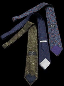 ETRO & Liberty Silk Tie Pair Bundle - Picture 1 of 5