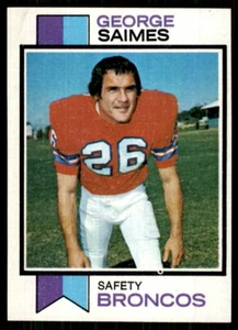 1973 Topps George Saimes #78 Denver Broncos fG6xFL FREE SHIPPING - Picture 1 of 2