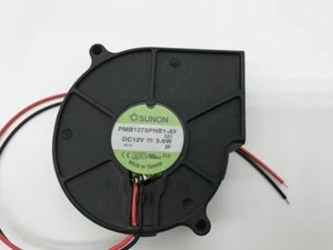 SUNON PMB1275PNB1-AY 12V 3.6W 7CM 7530 Turbo Blower Cooling Fan - Picture 1 of 4