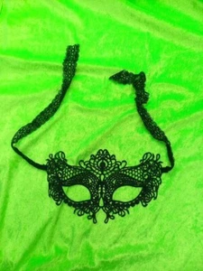 Maske bdsm Spitze, sehr hübsch, schwarz - Bild 1 von 2