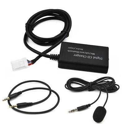 Bluetooth-Kit Handsfree Stereo AUX Adapter Interface for Toyota For - Image 1 of 4