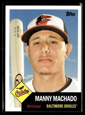 2016 Topps Archives Manny Machado 30 Baltimore Orioles - Image 1 of 2