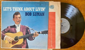 Bob Luman LET'S THINK ABOUT LIVIN' (Warner Bros. 1396) 1960 mono LP - Picture 1 of 2