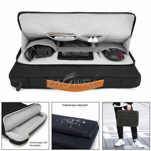 13.3"-14" Universal Black Laptop Sleeve Bag Notebook Protective Case Handbag US
