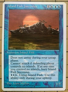 INSELFISCH JASCONIUS - MAGIC THE GATHERING - 4. AUSGABE - SELTEN - Bild 1 von 2