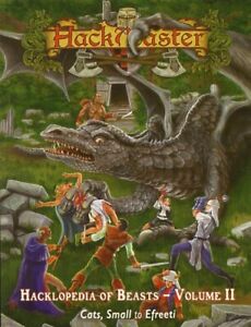 HACKLOPEDIA OF BEASTS VOLUME II EXC+! Hackmaster Dungeons Dragons Monster Manual