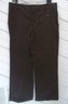 NWT GAP Stretch Classic Fit Brown Sz 14 Straight Leg Casual Trouser Cuffed Pants