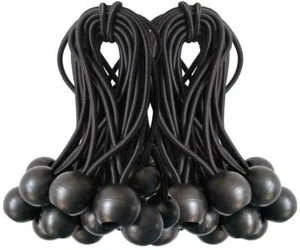 Corda elastica 100x 6/9" elastica a sfera elastica bungie baldacchino telone 6/9" resistente - Foto 1 di 14