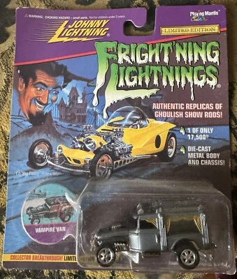 Fright’Ning Lightnings Vampire Van Grey Johnny Lightning Die Cast Collectible - Image 1 of 3