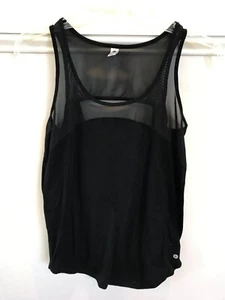 90 Degree By Reflex Black Mesh Tank Top Size XS EUC - Picture 1 of 5