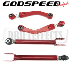 GODSPEED ADJUSTABLE REAR UPPER CAMBER ARM+TRAILING KIT FOR DODGE CHALLENGER - Picture 1 of 5