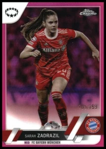 TOPPS MUJER CROMO 2022/23 PARALELO BAYERN MUNICH SARAH ZADRAZIL 185/199 - Imagen 1 de 2