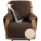 Tomoro Non-Slip Quilted Recliner Cover - 100% Waterproof Recliner Chair Slipcove