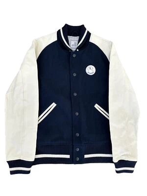 Chaqueta Letterman De Colección Houston Oilers NFL Fútbol Universitario Cuero Para Hombres Mediana Foto 1 de 4