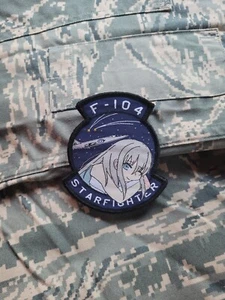 Atamonica - F-104 Starfighter Ace Combat USAF anime ragazza pinup toppa morale guerra - Foto 1 di 1