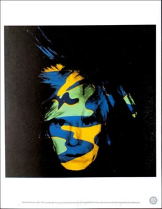 ANDY WARHOL Camouflage Portrait Official Authorized Litho Print 1989 - Picture 1 of 1