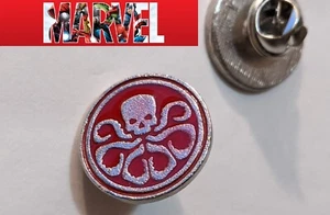 Agents of SHIELD HYDRA Logo Metallmütze Pin Mütze Pin Kappe Cosplay Wunder Comics - Bild 1 von 6