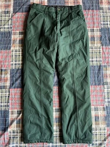 Vintage Cabela’s Green Gore-Tex Thinsulate Insulated Pants USA Made Men’s Sz 32 - Picture 1 of 7