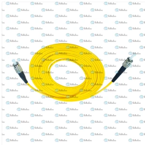 2pcs NEW 15M FC to ST SM Simplex 9/125 3.0mm Fiber Optic Patch Cord Jumper Cable - Picture 1 of 10