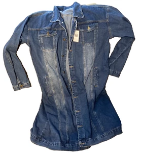 Jofemuho women's jean jacket 3XL coat - Picture 1 of 4