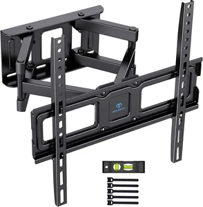 PERLESMITH TV Wall Bracket, Swivel Tilt Wall Mount for 26-70 Inch Flat & Curved - Picture 1 of 12