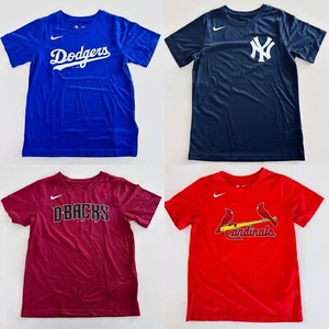 T-shirt uniforme Team MLB Nike DRI-FIT giovani/adulti Little League - maglie autentiche - Foto 1 di 49