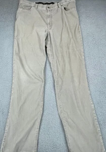 Hiltl Pants Mens 38X34 Brown Tan Corduroy ZE 500 Ultimate Trouser Casual Classic - Picture 1 of 16