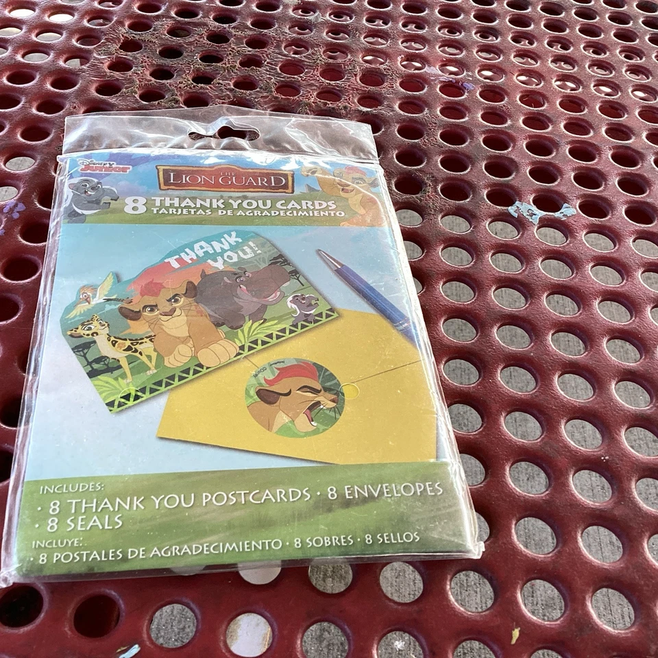 LION GUARD Party Thank You Cards Tt - Image 1 of 1