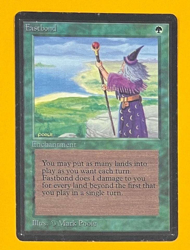 MTG FASTBOND Beta (OldManMTG 012-541) - Image 1 of 4