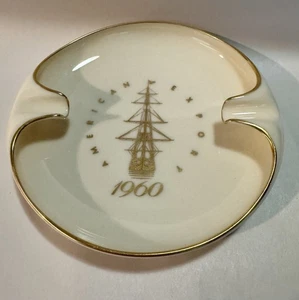 Lenox Clipper Ship American Export Porcelain Ashtray 1960 - Picture 1 of 5