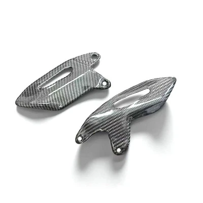 For Kawasaki Ninja H2 H2R 2015-25 Real Carbon Fiber Pedal Guards  Pedal Wings - Image 1 of 4
