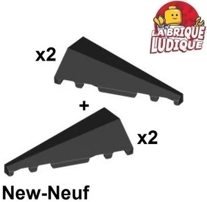 Lego Wedge 5x2 cale pente incliné angle pointe noir/black 3504 + 3505 NEW - Picture 1 of 1