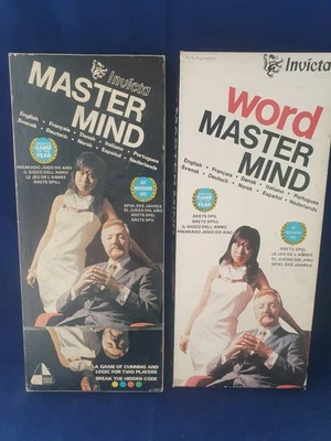 Vintage Mastermind and Word Master Mind Board Games Invicta 70s Boxed - Image 1 of 4