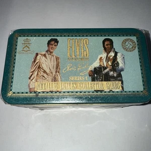 1993 Elvis Presley Gold Series 1 Metallic Gold Images Collector Cards Neu - Bild 1 von 3