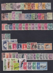 Selección de estampillas de la Commonwealth QV-QE2 como nuevas/usadas de hasta £1/¡Gran rango! - Imagen 1 de 3
