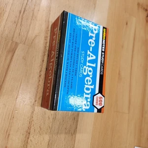 Pre-Algebra SparkNotes Study Cards by SparkNotes Brand New - Picture 1 of 3