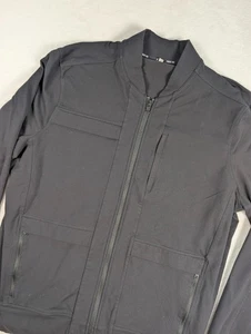 Chaqueta Bomber Public Rec Crosstown Para Hombre Grande Negra Cremallera Completa - Imagen 1 de 8