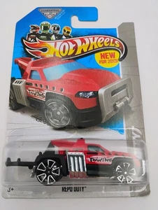 Hot Wheels Repo Duty HW City 2013 Series #X1646-09AOE New NRFP Red 1:64 50/250 - Picture 1 of 3