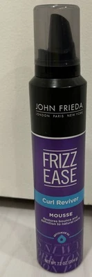 John Frieda Frizz Ease Curl Reviver Hair Mousse 7.2 Oz Restores Bounce NO Cap - Image 1 of 4