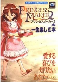 PRINCESS MAKER 2 Game Guide Japan Book Sega Saturn book form JP
