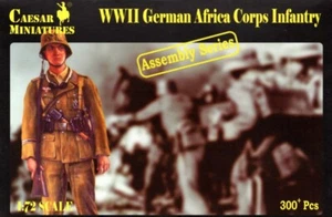 Caesar Miniatures 1:72 fanteria corpo d'Africa tedesco - seconda guerra mondiale - Foto 1 di 3