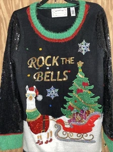 Rock The Bells Damen Tunika Ugly Christmas Pullover Größe L - Bild 1 von 6