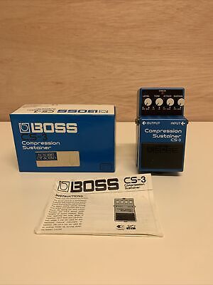Boss CS-3 Compression Sustainer Pedal - Black/Blue