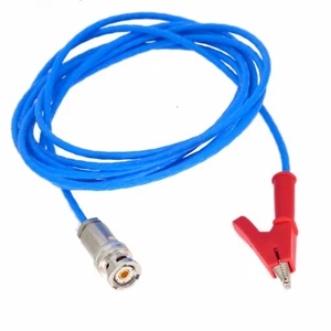 Triaxial TRB 3-Lugs male to 56mm Alligator Clip Red M17/176-00002 Cable 2~9FT - Picture 1 of 7