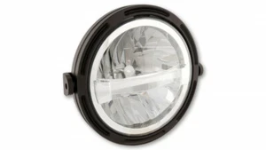 7 Zoll LED Motorrad Hauptscheinwerfer e-geprüft seitliche Befestigung Typ 4 - Imagen 1 de 4